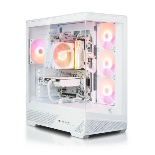 Компьютер Dragon Lucky Lumen Powered_by MSI (RTX5070 + R5 7500F) White купить в Украине: Киев, Днепр, Харьков, Одесса  | Низкая цена, отзывы, характеристики от TELEMART фото