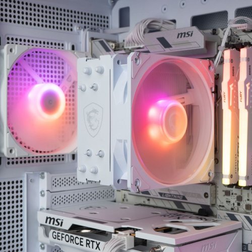 Компьютер Dragon Lucky Lumen Powered_by MSI (RTX5070 + R5 7500F) White купить в Украине: Киев, Днепр, Харьков, Одесса  | Низкая цена, отзывы, характеристики от TELEMART фото