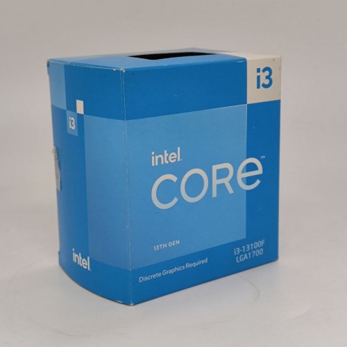 Процесор Intel Core i3-13100F 3.4(4.5)GHz 12MB s1700 Box (BX8071513100F) (Відновлено продавцем, 859149) купити в Україні: Київ, Львів, Хмельницький, Тернопіль, Івано-Франківськ | Перевірка сумісності, низька ціна, відгуки, характеристики від TELEMART фото