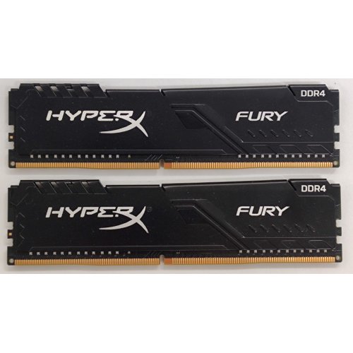 Озу HyperX DDR4 16GB (2x8GB) 3200Mhz Fury Black (HX432C16FB3K2/16) (Восстановлено продавцом, 859151) купить в Украине: Киев, Днепр, Харьков, Одесса  | Проверка совместимости, низкая цена, отзывы, характеристики от TELEMART фото