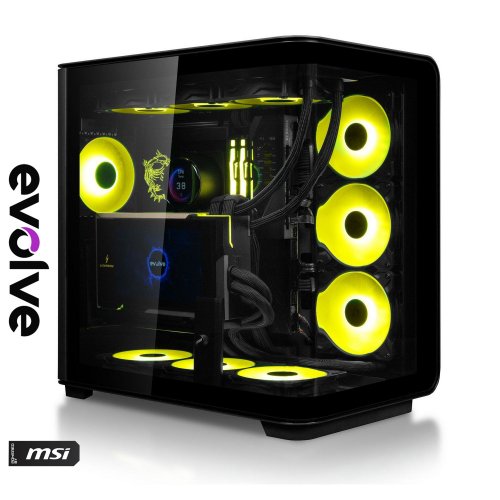 Компьютер EVOLVE Lightning Powered_by MSI (EVL-R995X3DN5090-D5128S2TBK) Black купить в Украине: Киев, Днепр, Харьков, Одесса  | Низкая цена, отзывы, характеристики от TELEMART фото