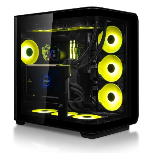 Компьютер EVOLVE Lightning Powered_by MSI (EVL-R995X3DN5090-D5128S2TBK) Black купить в Украине: Киев, Днепр, Харьков, Одесса  | Низкая цена, отзывы, характеристики от TELEMART фото