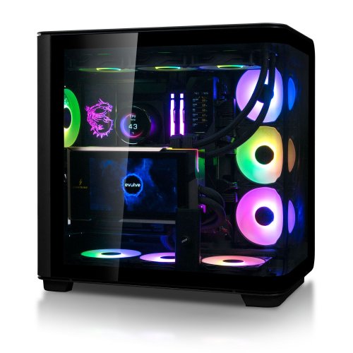 Компьютер EVOLVE Lightning Powered_by MSI (EVL-R995X3DN5090-D5128S2TBK) Black купить в Украине: Киев, Днепр, Харьков, Одесса  | Низкая цена, отзывы, характеристики от TELEMART фото