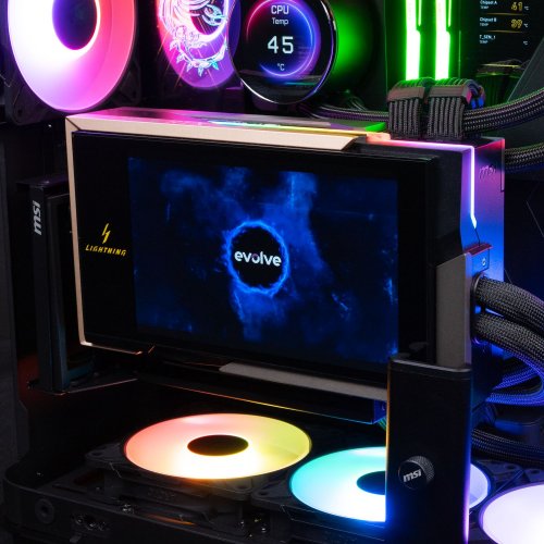 Компьютер EVOLVE Lightning Powered_by MSI (EVL-R995X3DN5090-D5128S2TBK) Black купить в Украине: Киев, Днепр, Харьков, Одесса  | Низкая цена, отзывы, характеристики от TELEMART фото