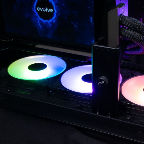 Компьютер EVOLVE Lightning Powered_by MSI (EVL-R995X3DN5090-D5128S2TBK) Black купить в Украине: Киев, Днепр, Харьков, Одесса  | Низкая цена, отзывы, характеристики от TELEMART фото