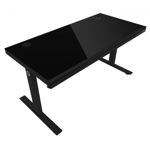 Ігровий стіл Lorgar Pro DP80 Glass (LRG-DP80G) Black купити в Україні: Київ, Львів, Хмельницький, Тернопіль, Івано-Франківськ | Низька ціна, відгуки, характеристики від TELEMART фото