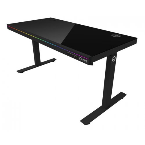 Ігровий стіл Lorgar Pro DP80 Glass (LRG-DP80G) Black купити в Україні: Київ, Львів, Хмельницький, Тернопіль, Івано-Франківськ | Низька ціна, відгуки, характеристики від TELEMART фото