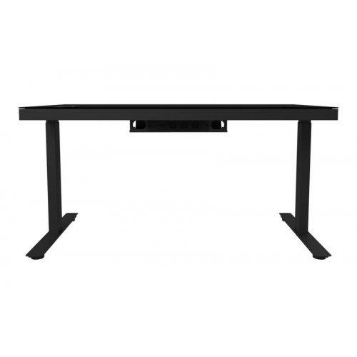 Ігровий стіл Lorgar Pro DP80 Glass (LRG-DP80G) Black купити в Україні: Київ, Львів, Хмельницький, Тернопіль, Івано-Франківськ | Низька ціна, відгуки, характеристики від TELEMART фото