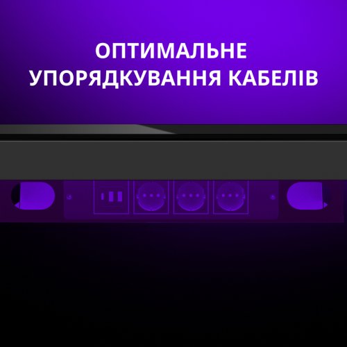 Ігровий стіл Lorgar Pro DP80 Glass (LRG-DP80G) Black купити в Україні: Київ, Львів, Хмельницький, Тернопіль, Івано-Франківськ | Низька ціна, відгуки, характеристики від TELEMART фото