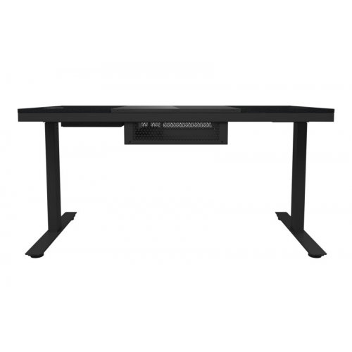 Ігровий стіл Lorgar Elite DE90 Glass (LRG-DE90G) Black купити в Україні: Київ, Львів, Хмельницький, Тернопіль, Івано-Франківськ | Низька ціна, відгуки, характеристики від TELEMART фото