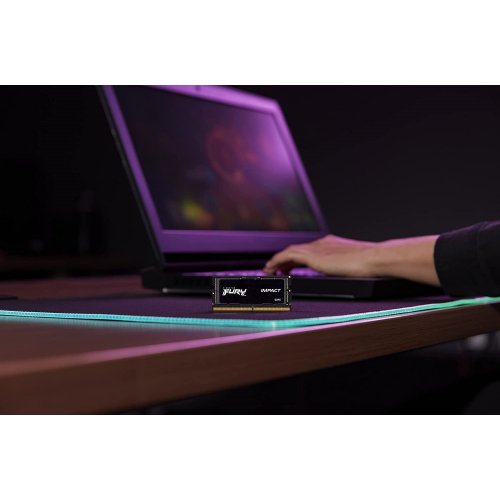 Уценка озу Kingston SODIMM DDR5 16GB 4800Mhz FURY Impact Black (KF548S38IB-16) (Вскрытая упаковка, 859191) купить в Украине: Киев, Днепр, Харьков, Одесса  | Проверка совместимости, низкая цена, отзывы, характеристики от TELEMART фото