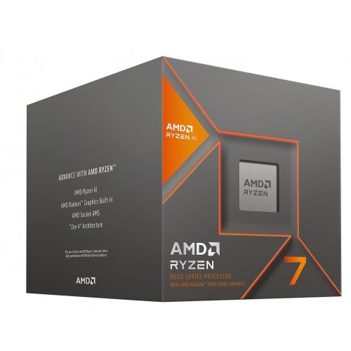 Процесор AMD Ryzen 7 8700G 4.2(5.1)GHz 16MB sAM5 Box (100-100001236SBX) купити в Україні: Київ, Львів, Хмельницький, Тернопіль, Івано-Франківськ | Перевірка сумісності, низька ціна, відгуки, характеристики від TELEMART фото