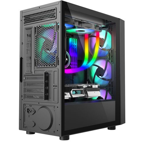 Корпус SAMA M203 без БЖ Black (Відновлено продавцем, 859228) купити в Україні: Київ, Львів, Хмельницький, Тернопіль, Івано-Франківськ | Перевірка сумісності, низька ціна, відгуки, характеристики від TELEMART фото