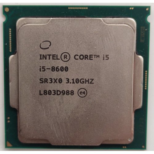 Процесор Intel Core i5-8600 3.1GHz 9MB s1151 Tray (CM8068403358607) (Відновлено продавцем, 859236) купити в Україні: Київ, Львів, Хмельницький, Тернопіль, Івано-Франківськ | Перевірка сумісності, низька ціна, відгуки, характеристики від TELEMART фото