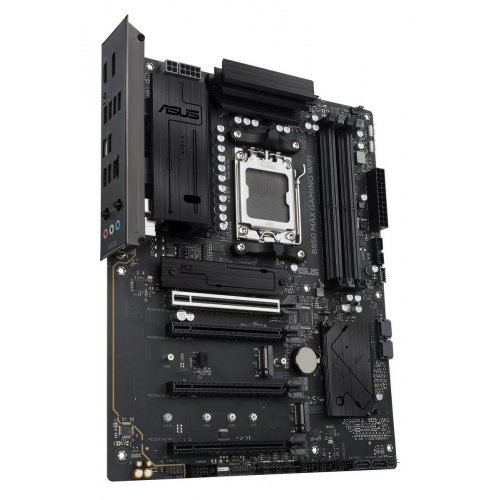 Материнська плата Asus B850 MAX GAMING WIFI-CSM (sAM5, AMD B850) купити в Україні: Київ, Львів, Хмельницький, Тернопіль, Івано-Франківськ | Перевірка сумісності, низька ціна, відгуки, характеристики від TELEMART фото