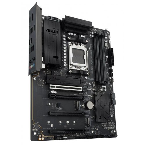 Материнська плата Asus B850 MAX GAMING WIFI (sAM5, AMD B850) купити в Україні: Київ, Львів, Хмельницький, Тернопіль, Івано-Франківськ | Перевірка сумісності, низька ціна, відгуки, характеристики від TELEMART фото