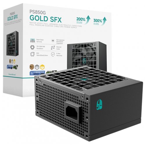 Блок живлення Deepcool GamerStorm PS850G 850W (R-PS850G-FE0B-JGEU) Black купити в Україні: Київ, Львів, Хмельницький, Тернопіль, Івано-Франківськ | Перевірка сумісності, низька ціна, відгуки, характеристики від TELEMART фото