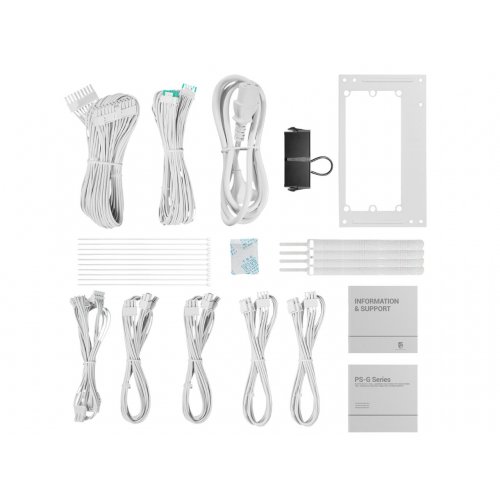 Блок питания Deepcool GamerStorm PS750G 750W (R-PS750G-FE0W-JGEU) White купить в Украине: Киев, Днепр, Харьков, Одесса  | Проверка совместимости, низкая цена, отзывы, характеристики от TELEMART фото