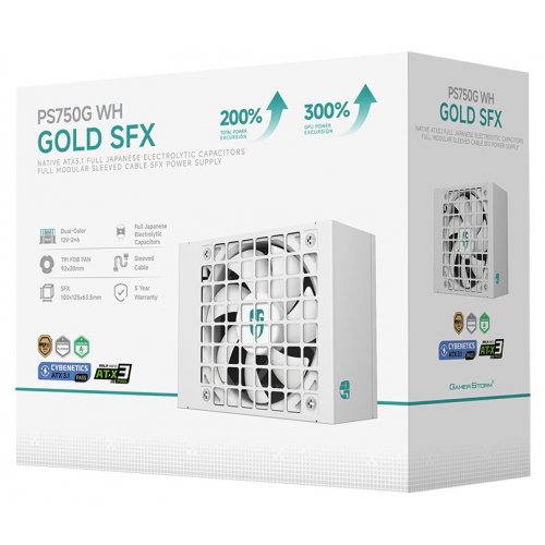Блок питания Deepcool GamerStorm PS750G 750W (R-PS750G-FE0W-JGEU) White купить в Украине: Киев, Днепр, Харьков, Одесса  | Проверка совместимости, низкая цена, отзывы, характеристики от TELEMART фото