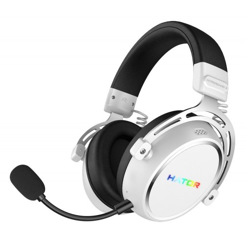 Уцінка навушники HATOR Hypergang 3 Wireless (ESH56) White (Розкрита упаковка, 859385) купити в Україні: Київ, Львів, Хмельницький, Тернопіль, Івано-Франківськ | Низька ціна, відгуки, характеристики від TELEMART фото