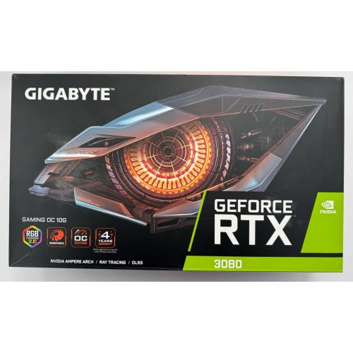 Видеокарта Gigabyte GeForce RTX 3080 Gaming OC 10240MB (GV-N3080GAMING OC-10GD 2.0) (Восстановлено продавцом, 859400) купить в Украине: Киев, Днепр, Харьков, Одесса  | Проверка совместимости, низкая цена, отзывы, характеристики от TELEMART фото
