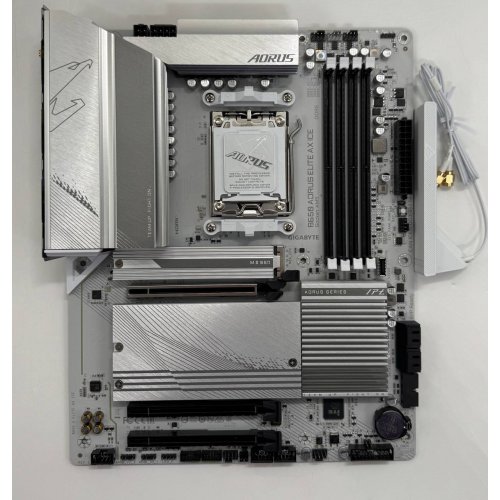 Материнская плата Gigabyte B650 AORUS ELITE AX ICE (sAM5, AMD B650) (Восстановлено продавцом, 859415) купить в Украине: Киев, Днепр, Харьков, Одесса  | Проверка совместимости, низкая цена, отзывы, характеристики от TELEMART фото