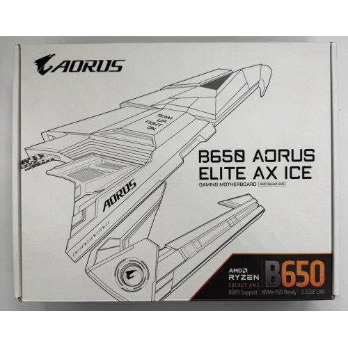 Материнская плата Gigabyte B650 AORUS ELITE AX ICE (sAM5, AMD B650) (Восстановлено продавцом, 859415) купить в Украине: Киев, Днепр, Харьков, Одесса  | Проверка совместимости, низкая цена, отзывы, характеристики от TELEMART фото