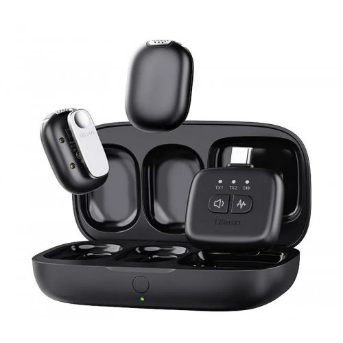 Уцінка петличний мікрофон Ulanzi A30 Wireless Lavalier (A014GBB1 A30) Black (Розкрита упаковка, 859474) купити в Україні: Київ, Львів, Хмельницький, Тернопіль, Івано-Франківськ | Низька ціна, відгуки, характеристики від TELEMART фото