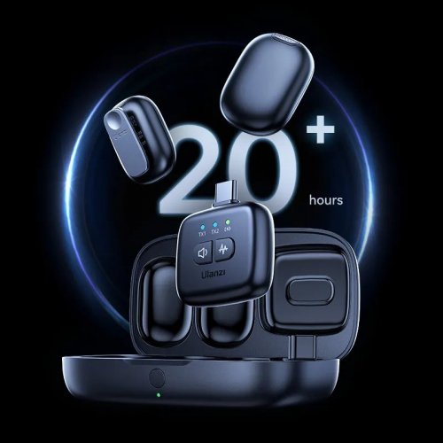 Уцінка петличний мікрофон Ulanzi A30 Wireless Lavalier (A014GBB1 A30) Black (Розкрита упаковка, 859474) купити в Україні: Київ, Львів, Хмельницький, Тернопіль, Івано-Франківськ | Низька ціна, відгуки, характеристики від TELEMART фото