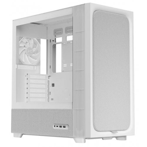 Корпус TRYX Flova F50 Tempered Glass без БП (C-F500F-FM1E-G0W) White купить в Украине: Киев, Днепр, Харьков, Одесса  | Проверка совместимости, низкая цена, отзывы, характеристики от TELEMART фото