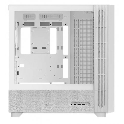 Корпус TRYX Flova F50 Tempered Glass без БП (C-F500F-FM1E-G0W) White купить в Украине: Киев, Днепр, Харьков, Одесса  | Проверка совместимости, низкая цена, отзывы, характеристики от TELEMART фото