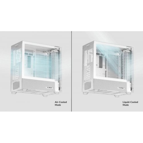 Корпус TRYX Flova F50 Tempered Glass без БП (C-F500F-FM1E-G0W) White купить в Украине: Киев, Днепр, Харьков, Одесса  | Проверка совместимости, низкая цена, отзывы, характеристики от TELEMART фото