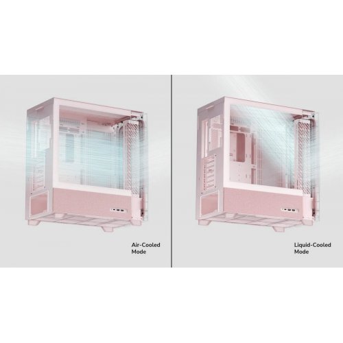 Корпус TRYX Flova F50 Tempered Glass без БП (C-F500F-FM1E-G0Q) Pink купить в Украине: Киев, Днепр, Харьков, Одесса  | Проверка совместимости, низкая цена, отзывы, характеристики от TELEMART фото