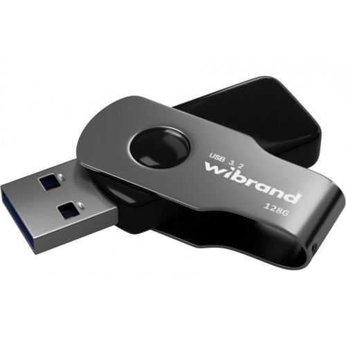 Накопитель Wibrand Lizard 128GB USB 3.2 Gen1 (WI3.2/LI128P9B) Black купить в Украине: Киев, Днепр, Харьков, Одесса  | Низкая цена, отзывы, характеристики от TELEMART фото