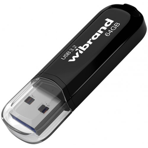 Накопитель Wibrand Marten 64GB USB 3.2 Gen1 (WI3.2/MA64P10B) Black купить в Украине: Киев, Днепр, Харьков, Одесса  | Низкая цена, отзывы, характеристики от TELEMART фото