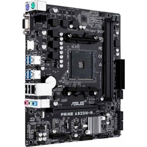 Материнская плата Asus PRIME A320M-R-SI (sAM4, AMD A320) (Восстановлено продавцом, 859649) купить в Украине: Киев, Днепр, Харьков, Одесса  | Проверка совместимости, низкая цена, отзывы, характеристики от TELEMART фото
