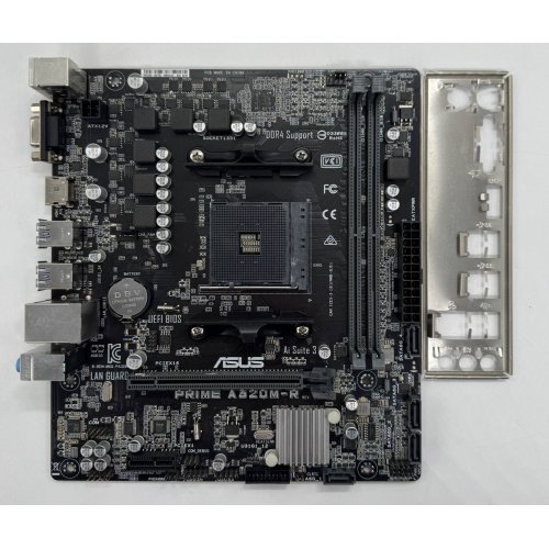 Материнская плата Asus PRIME A320M-R-SI (sAM4, AMD A320) (Восстановлено продавцом, 859649) купить в Украине: Киев, Днепр, Харьков, Одесса  | Проверка совместимости, низкая цена, отзывы, характеристики от TELEMART фото