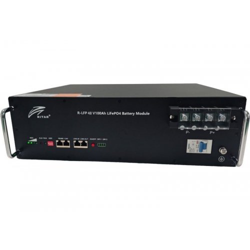 Аккумуляторная батарея Ritar LiFePO4 51.2V 100A 5.12kWh (R-LFP48V100Ah) купить в Украине: Киев, Днепр, Харьков, Одесса  | Низкая цена, отзывы, характеристики от TELEMART фото