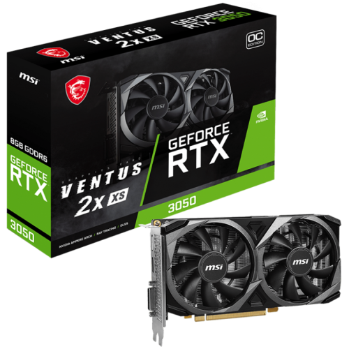 Видеокарта MSI GeForce RTX 3050 VENTUS 2X XS OC 8192MB (RTX 3050 VENTUS 2X XS 8G OC) (Восстановлено продавцом, 859696) купить в Украине: Киев, Днепр, Харьков, Одесса  | Проверка совместимости, низкая цена, отзывы, характеристики от TELEMART фото