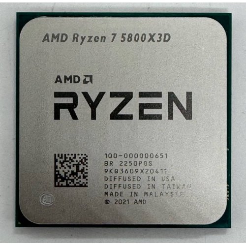 Процесор AMD Ryzen 7 5800X3D 3.4(4.5)GHz 96MB sAM4 Tray (100-000000651) (Відновлено продавцем, 859700) купити в Україні: Київ, Львів, Хмельницький, Тернопіль, Івано-Франківськ | Перевірка сумісності, низька ціна, відгуки, характеристики від TELEMART фото