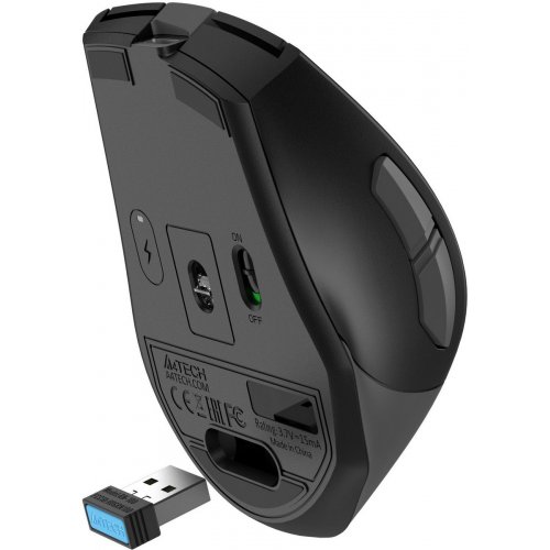 Миша A4Tech FG35C Plus Grey купити в Україні: Київ, Львів, Хмельницький, Тернопіль, Івано-Франківськ | Низька ціна, відгуки, характеристики від TELEMART фото