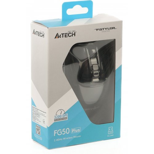 Мышка A4Tech FG50 Plus Black купить в Украине: Киев, Днепр, Харьков, Одесса  | Низкая цена, отзывы, характеристики от TELEMART фото