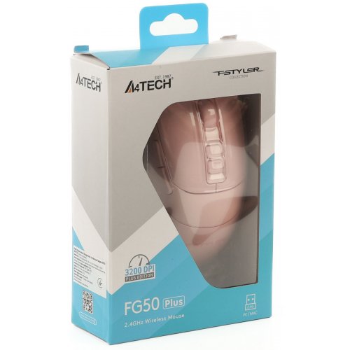 Мышка A4Tech FG50 Plus Pink купить в Украине: Киев, Днепр, Харьков, Одесса  | Низкая цена, отзывы, характеристики от TELEMART фото