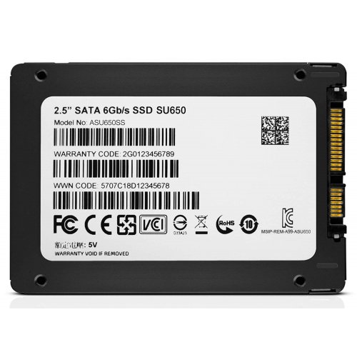 Продать SSD-диск ADATA Ultimate SU650 TLC 60GB 2.5" (ASU650SS-60GT-C) по Trade-In интернет-магазине Телемарт - Киев, Днепр, Украина фото