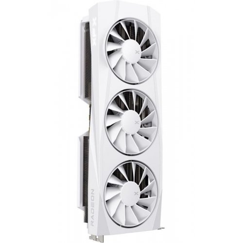 Уценка видеокарта XFX Radeon RX 9070 XT Quicksilver White 16384MB (RX-97TQICKW9) (Вскрытая упаковка, 859753) купить в Украине: Киев, Днепр, Харьков, Одесса  | Проверка совместимости, низкая цена, отзывы, характеристики от TELEMART фото