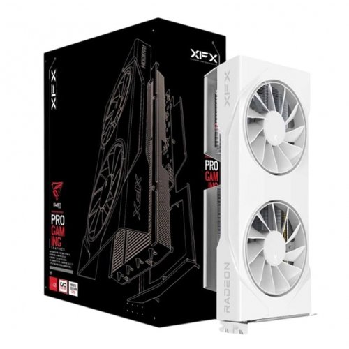 Уценка видеокарта XFX Radeon 9060 XT Swift White OC 8192MB (RX-96TSW8GWQ) (Вскрытая упаковка, 859756) купить в Украине: Киев, Днепр, Харьков, Одесса  | Проверка совместимости, низкая цена, отзывы, характеристики от TELEMART фото