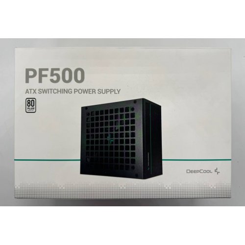 Блок живлення Deepcool PF500 500W (R-PF500D-HA0B-EU) (Відновлено продавцем, 859763) купити в Україні: Київ, Львів, Хмельницький, Тернопіль, Івано-Франківськ | Перевірка сумісності, низька ціна, відгуки, характеристики від TELEMART фото