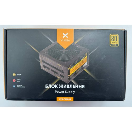 Блок питания Vinga 750W (VPS-750G) (Восстановлено продавцом, 859768) купить в Украине: Киев, Днепр, Харьков, Одесса  | Проверка совместимости, низкая цена, отзывы, характеристики от TELEMART фото