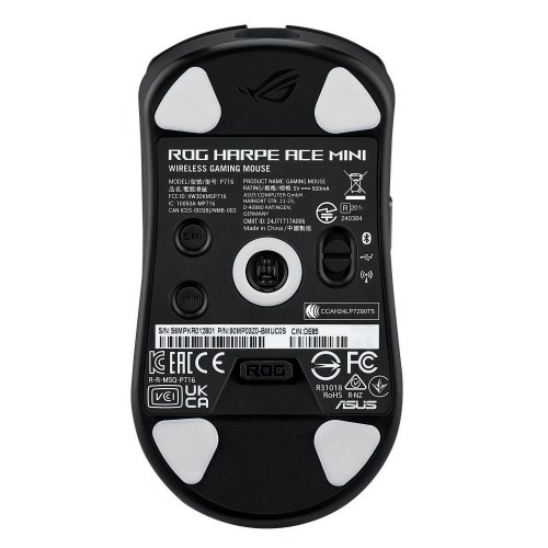 Уцінка миша Asus ROG Harpe Ace Mini Wireless (90MP03Z0-BMUA00) Black (Розкрита упаковка, 859945) купити в Україні: Київ, Львів, Хмельницький, Тернопіль, Івано-Франківськ | Низька ціна, відгуки, характеристики від TELEMART фото