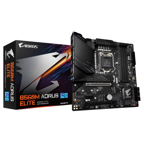 Материнська плата Gigabyte B560M AORUS ELITE (s1200, Intel B560) (Відновлено продавцем, 859986) купити в Україні: Київ, Львів, Хмельницький, Тернопіль, Івано-Франківськ | Перевірка сумісності, низька ціна, відгуки, характеристики від TELEMART фото